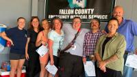 Fallon County EMS recognizes four 2026 Emergency Medical Responder graduates after completing eight week summer training course