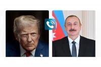 Azerbaijani President Ilham Aliyev, U.S. President Donald Trump hold phone conversation
