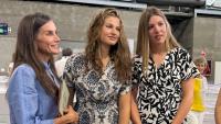 Queen Letizia turns heads with flowy blouse in outing with Princess Leonor and Infanta Sofia