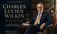 DR. HON. TIMOTHY HARRIS PAYS GLOWING TRIBUTE TO CHARLES LUCIEN WILKIN, CMG, KC