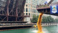 Rubber ducks splash into Chicago River for annual fundraiser