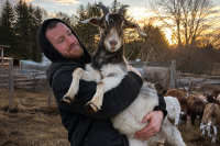 From pro hockey to shepherd: Entrepreneur grows Goats at Work