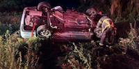 Ocala crash: Pickup truck wedged between tree and fence sends two to hospital
