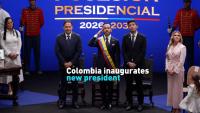 Colombia inaugurates new president