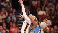 Chicago's DiJonai Carrington ejected for foul on Sophie Cunningham and posts ‘white privilege'