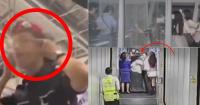Thailand Airport Apologises As Guard Makes Racist Gesture At Unruly Fans