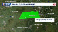 Flash Flood Warning for northern New Hampshire