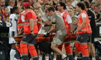 Newcastle suffer pre-season injury scare as Anthony Elanga is carried off on a stretcher following horror challenge from Valencia star - but new boss Matthias Jaissle receives positive update on winger