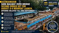 Mumbai Infra Update: Sion Railway Over Bridge Second Girder Set For August 8-9 Midnight Launch, Opening Delayed Until End-September