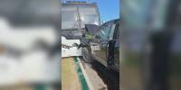 Truck collides with American Safety bus in Cameron Parish