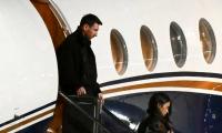 Lionel Messi lands back in Rosario after father Jorge's death at 68... as Inter Miami teammate pays heartfelt tribute during game