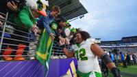 Oregon OC invokes legend Jerry Rice when discussing Iapani Laloulu