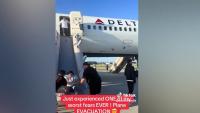 Atlanta flight's emergency return after cockpit fills with fumes