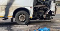 At least 21 deceased, among them military personnel, in a collision of two buses in the south of Niger