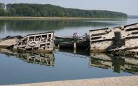 Danube River’s water levels drop so low that sunken Nazi warships are emerging