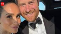 Meghan Markle poses with Prince Harry in selfie from David Foster’s charity event in Canada