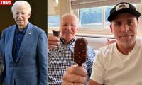 Frail Joe Biden is seen for the first time since son Hunter revealed his 'painful and debilitating' cancer has spread 'into his bones'