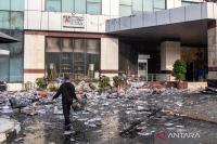 Jakarta fire forces 1,000 civil servants to work remotely