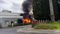 Auckland’s LynnMall evacuated after pallets catch fire outside Woolworths