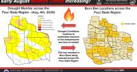 Magnolia Three-Day Weather/Sky Report: Dangerous heat forecast, Perseid meteor activity increases