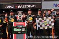 Carson Kvapil goes back-to-back with thrilling O’Reilly victory at Iowa