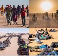 Algeria is moving sub-Saharan migrants toward its border with Morocco under military escort