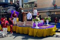 ‘We just wanted to bring that Louisiana culture here’: Mardi Gras celebration fills DC streets