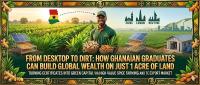 From Desktop to Dirt: How Ghanaian Graduates Can Build Global Wealth on Just 1 Acre of Land