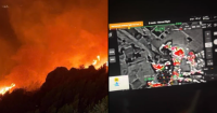 PM says no one hurt after wildfire threatened town