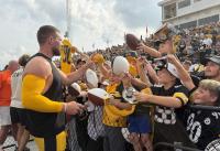 Steelers Saturday Night Lights practice: A Dean pick-6, Metcalf's one-handed grab