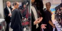 Meghan Markle jokes 'my husband loves bagpipes' as Harry joins in with musicians at gala