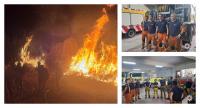 Maltese firefighters help tackle major wildfire in Guarda region