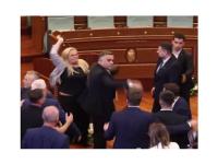Kosovo: Opposition lawmaker hurls eggs at caretaker PM in Parliament amid political crisis, House suspended