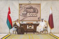 Amir and Sultan of Oman review brotherly relations between the two countries