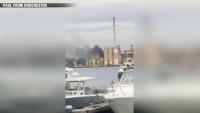 Emergency crews respond to fire at chemical manufacturing facility in Quincy