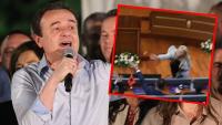 An incident occurred in the parliament, eggs were thrown at the prime minister - VIDEO