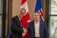 International engagement is 'essential', says Feetham on Canada visit