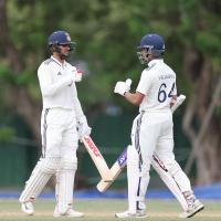 Jaiswal, Gill get batting practice as India beat Sri Lanka XI by 6 wickets