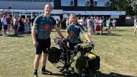 Couple begin round-the-world cycling challenge for Parkinson's disease
