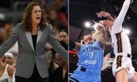 Fury as Indiana Fever coach defends rival player who left Sophie Cunningham bloodied with brutal foul and then complained about her 'white privilege'