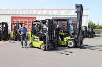 Clark forklifts ensure emission-free logistics