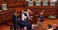 Furious MP pulls eggs from handbag and lobs them at Kosovo Prime Minister