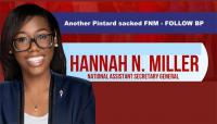 WHY DID MICHAEL PINTARD SACKED FNM HANNAH N. MILLER OUT OF THE LEADER OF THE OPPOSITION OFFICE?