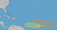 A tropical wave about to emerge from Africa has a 40% chance of developing into a cyclone