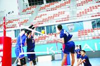 Kuwait takes on Saudi Arabia in the Arab U-17 Volleyball Championship