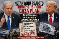 Major blow to Trump’s Gaza plan as Netanyahu rejects proposal over Hamas disarmament