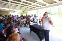 Minister Croal engages Tuschen North residents on regularisation, relocation