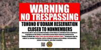 Arizona tribal nation warns federal border wall contractors not to trespass on lands