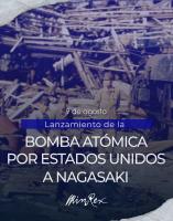 Cuban FM: US proved its criminal nature with Nagasaki bombing