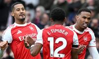 Mikel Arteta provides gloomy injury update on William Saliba and Jurrien Timber just two weeks before Arsenal's title defence starts